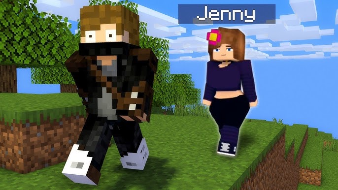 Jenny Mod NPC interaction system in Minecraft